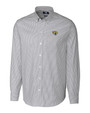 Jacksonville Jaguars Cutter & Buck Stretch Oxford Stripe Mens Long Sleeve Dress Shirt CC_MANN_HG 1