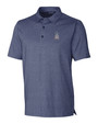 Los Angeles Angels Stars & Stripes Cutter & Buck Forge Heathered Stretch Mens Polo IDH_MANN_HG 1