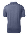 Detroit Tigers Stars & Stripes Cutter & Buck Forge Heathered Stretch Mens Polo Indigo Heather Mannequin Back