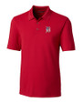 Detroit Tigers Stars & Stripes Cutter & Buck Forge Stretch Mens Big and Tall Polo Cardinal Red Mannequin