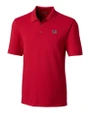 New York Giants Americana Cutter & Buck Forge Stretch Mens Big and Tall Polo Cardinal Red Mannequin