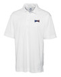 Philadelphia Eagles Americana Cutter & Buck CB Drytec Genre Textured Solid Mens Big and Tall Polo White Mannequin