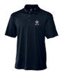 New Orleans Saints Americana Cutter & Buck CB Drytec Genre Textured Solid Mens Big and Tall Polo Navy Blue Mannequin