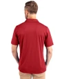 Arizona Diamondbacks Stars & Stripes Cutter & Buck Prospect Eco Textured Stretch Recycled Mens Big & Tall Polo Cardinal Red Back