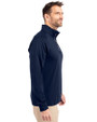 Minnesota Vikings Americana Cutter & Buck Adapt Eco Knit Stretch Recycled Mens Big and Tall Quarter Zip Pullover Navy Blue Side