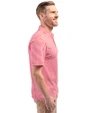 Miami Marlins Stars & Stripes Cutter & Buck Virtue Eco Pique Stripe Recycled Mens Big and Tall Polo Red Side