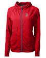 Boston Red Sox Stars & Stripes Cutter & Buck Adapt Eco Knit Hybrid Recycled Womens Full Zip Jacket RD_MANN_HG 1