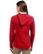 San Diego Padres Stars & Stripes Cutter & Buck Adapt Eco Knit Hybrid Recycled Womens Full Zip Jacket Red Back