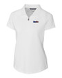 Pittsburgh Steelers Americana Cutter & Buck Forge Stretch Womens Short Sleeve Polo White Mannequin