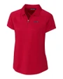 San Francisco 49ers Americana Cutter & Buck Forge Stretch Womens Short Sleeve Polo Cardinal Red Mannequin