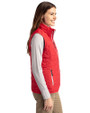 Pittsburgh Pirates Stars & Stripes Cutter & Buck Rainier PrimaLoft® Womens Eco Insulated Full Zip Puffer Vest Red Side