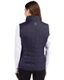 Seattle Seahawks Americana Cutter & Buck Rainier PrimaLoft® Womens Eco Insulated Full Zip Puffer Vest Dark Navy Back