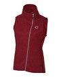 Cincinnati Reds Stars & Stripes Cutter & Buck Mainsail Sweater-Knit Womens Full Zip Vest CRH_MANN_HG 1