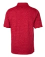 Texas Rangers Stars & Stripes Cutter & Buck Advantage Tri-Blend Space Dye Mens Polo Dark Cardinal Red Mannequin Back