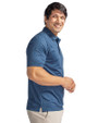 Seattle Mariners Stars & Stripes Cutter & Buck Pike Double Dot Print Stretch Mens Polo Liberty Navy Side