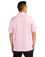 New York Giants Americana Cutter & Buck Pike Double Dot Print Stretch Mens Polo Cardinal Red Back