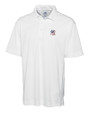 New York Yankees Stars & Stripes Cutter & Buck Genre Textured Solid Mens Polo White Mannequin