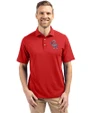 Colorado Rockies Stars & Stripes Cutter & Buck Virtue Recycled Featherlight Pique Mens Polo Red Front