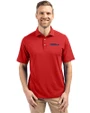 San Francisco 49ers Americana Cutter & Buck Virtue Eco Pique Recycled Mens Polo Red Front