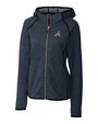 Atlanta Braves Stars & Stripes Cutter & Buck Mainsail Sweater-Knit Hoodie Womens Full Zip Jacket LNH_MANN_HG 1