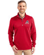 Arizona Diamondbacks Stars & Stripes Cutter & Buck Traverse Stretch Eco Quarter Zip Mens Pullover Red Front