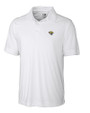 Jacksonville Jaguars Cutter & Buck Northgate CB DryTec Short Sleeve Big & Tall Polo White Mannequin