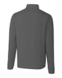 Jacksonville Jaguars Cutter & Buck Advantage Mens Zip Mock Elemental Grey Mannequin Back