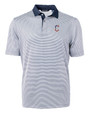 Cleveland Guardians Stars & Stripes Cutter & Buck Virtue Eco Pique Micro Stripe Recycled Mens Big & Tall Polo NVBW_MANN_HG 1