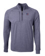 New York Giants Americana Cutter & Buck Adapt Eco Knit Heather Mens Big & Tall Quarter Zip Pullover NVH_MANN_HG 1