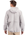 Jacksonville Jaguars Cutter & Buck Charter Eco Recycled Mens Anorak Jacket Polished Medium Gray Back