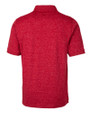 Minnesota Vikings Americana Cutter & Buck Advantage Tri-Blend Space Dye Mens Polo Dark Cardinal Red Mannequin Back