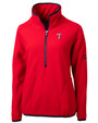 Texas Rangers Cutter & Buck Cascade Eco Sherpa Womens Fleece Pullover Jacket RDNV_MANN_HG 1