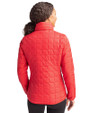 San Francisco 49ers Historic Cutter & Buck Rainier PrimaLoft®  Womens Eco Insulated Full Zip Puffer Jacket Red Back