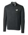 Arizona Cardinals Historic Cutter & Buck Lakemont Tri-Blend Mens Big and Tall Quarter Zip Pullover Sweater Charcoal Heather Mannequin
