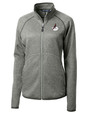 Arizona Cardinals Historic Cutter & Buck Mainsail Sweater-Knit Womens Full Zip Jacket POH_MANN_HG 1