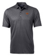 Washington Commanders Cutter & Buck Pike Banner Print Stretch Mens Big & Tall Polo Black Mannequin