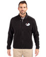 Arizona Cardinals Historic Cutter & Buck Cascade Eco Sherpa Mens Big & Tall Fleece Jacket Black Front