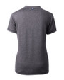 Washington Commanders Cutter & Buck Forge Eco Heathered Stretch Womens Blade Top Charcoal Heather Mannequin Back