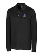 New England Patriots Historic Cutter & Buck Advantage Tri-Blend Pique Mens Big and Tall Long Sleeve Polo BL_MANN_HG 1