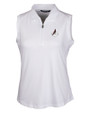 Arizona Cardinals Historic Cutter & Buck Forge Stretch Womens Sleeveless Polo White Mannequin