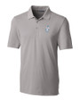 Tennessee Titans Historic Cutter & Buck Forge Stretch Mens Big and Tall Polo Polished Medium Gray Mannequin