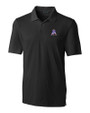 New England Patriots Historic Cutter & Buck Forge Stretch Mens Big and Tall Polo Black Mannequin