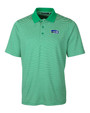 Seattle Seahawks Historic Cutter & Buck Forge Tonal Stripe Stretch Mens Polo KG_MANN_HG 1