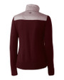 Cutter & Buck Cora Womens Quilted Sweater Jacket Bordeaux Mannequin Back