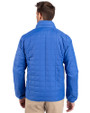 Los Angeles Rams Historic Cutter & Buck Rainier PrimaLoft®  Mens Big and Tall Eco Insulated Puffer Jacket Royal Back