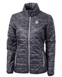 Miami Dolphins Historic Cutter & Buck Rainier PrimaLoft® Womens Eco Insulated Full Zip Printed Puffer Jacket BL_MANN_HG 1