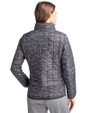 Los Angeles Rams Historic Cutter & Buck Rainier PrimaLoft® Womens Eco Insulated Full Zip Printed Puffer Jacket Black Back