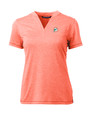 Miami Dolphins Historic Cutter & Buck Forge Heathered Stretch Womens Blade Top CGH_MANN_HG 1