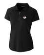 Arizona Cardinals Historic Cutter & Buck Forge Stretch Womens Short Sleeve Polo Black Mannequin