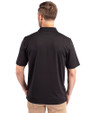 Las Vegas Raiders Historic Cutter & Buck Forge Stretch Mens Polo Black Back